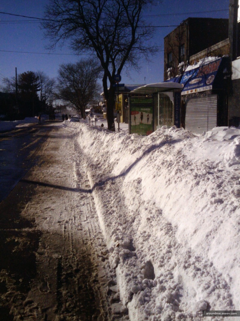 Blizzard 2010. No transport, almost no people