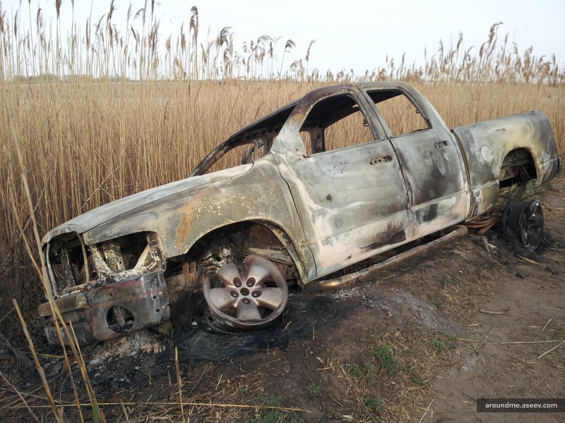 Burned Stolen Car