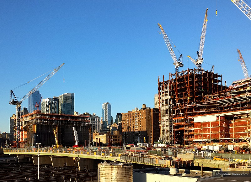 Growth of Manhattan I: Hudson Yards