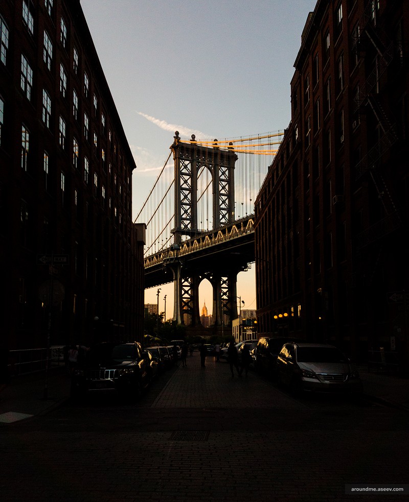 Manhattan Bridge at Twilight